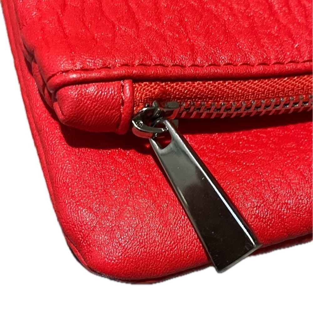 Express Womens Faux Leather ShoulderBag/Clutch Bag, Red
